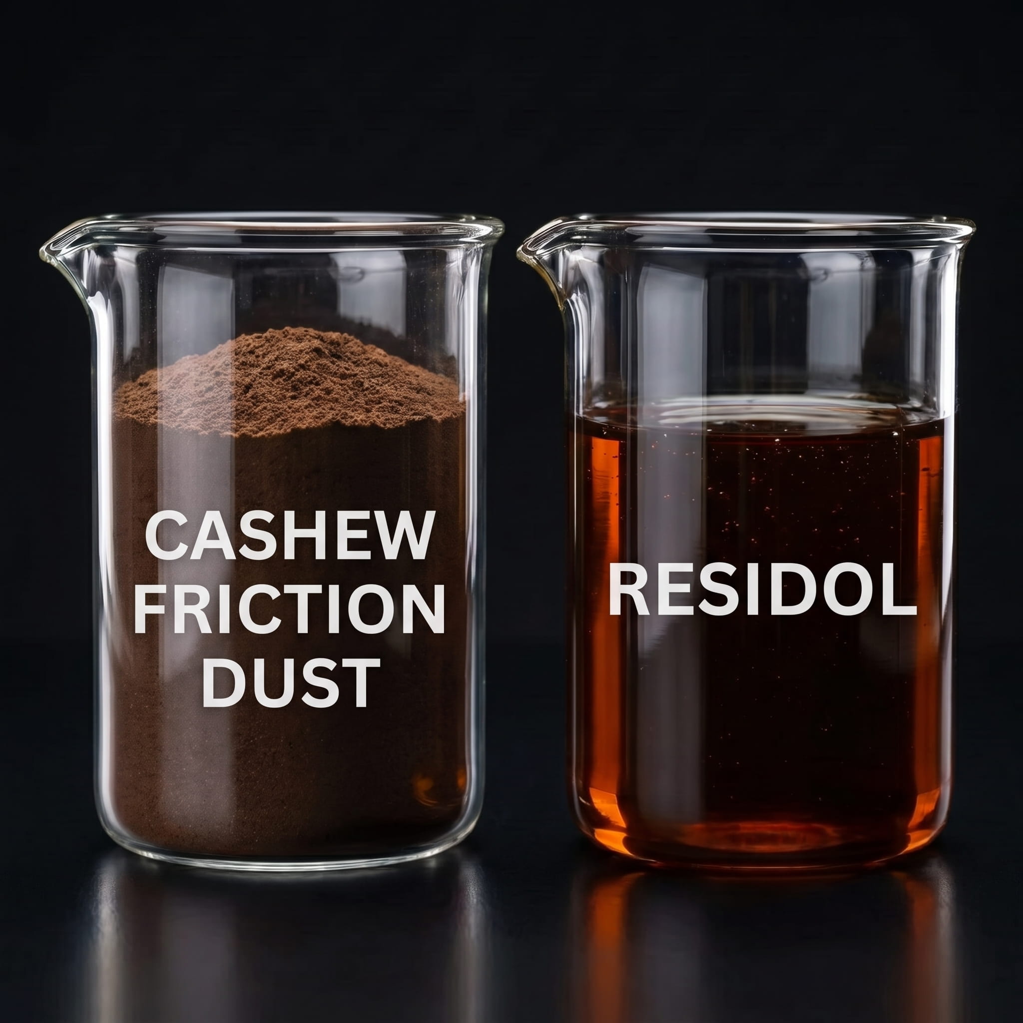 Cashew Friction Dust & Residol